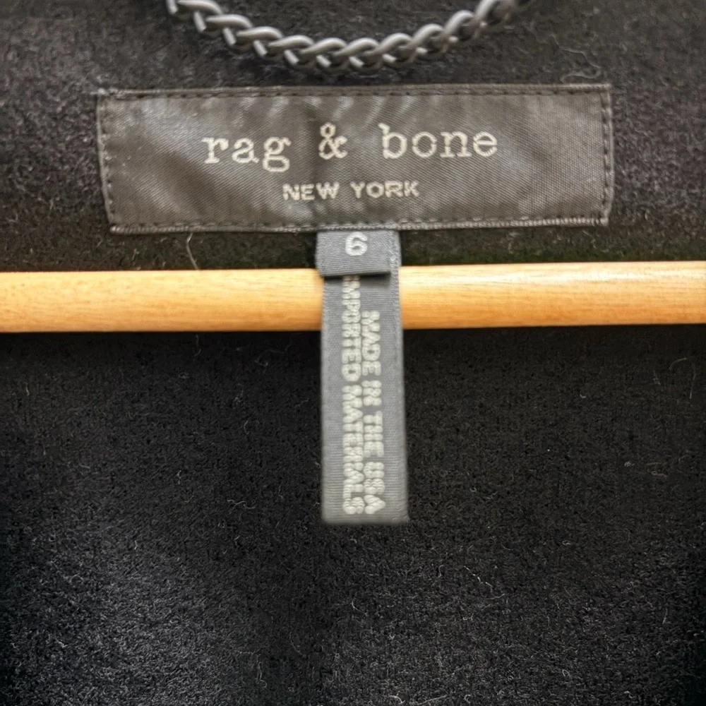 Rag & Bone Black Wool Blazer